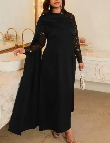 Rochie lunga SHEIN CURVE, negru