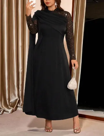 Rochie lunga SHEIN CURVE, negru