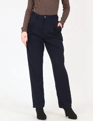 Pantaloni Zara, bleumarin
