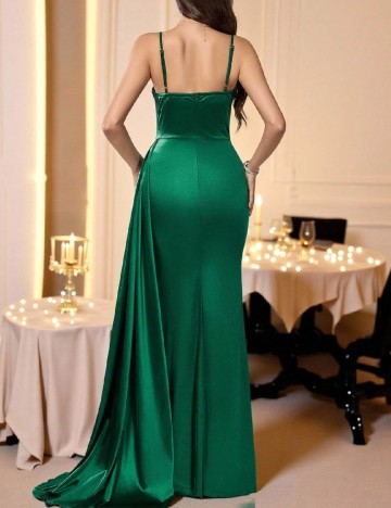 Rochie lunga SHEIN, verde