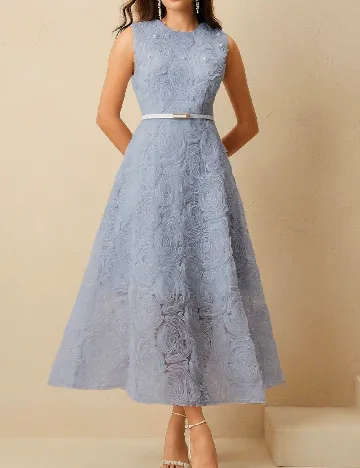 Rochie medie Anewsta, albastru