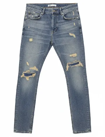 Blugi Zara, albastru