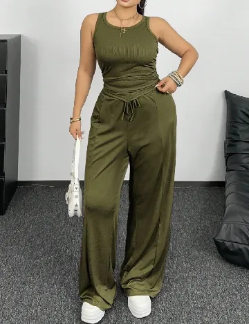 Compleu SHEIN CURVE, verde