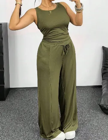 Compleu SHEIN CURVE, verde