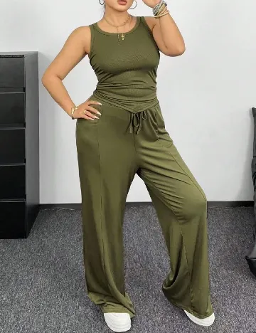 Compleu SHEIN CURVE, verde