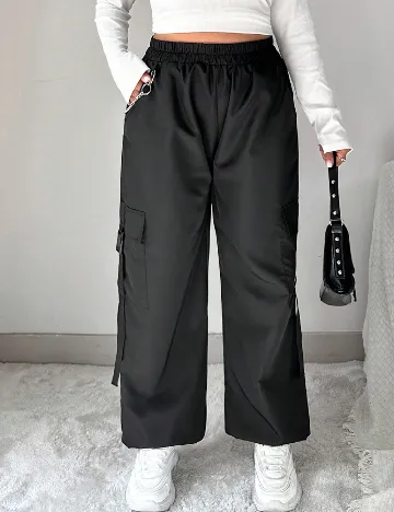 Pantaloni SHEIN CURVE, negru