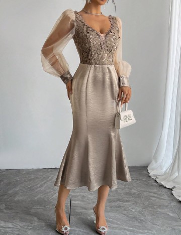 Rochie medie SHEIN, gri