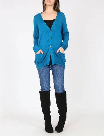 Cardigan Zara, albastru
