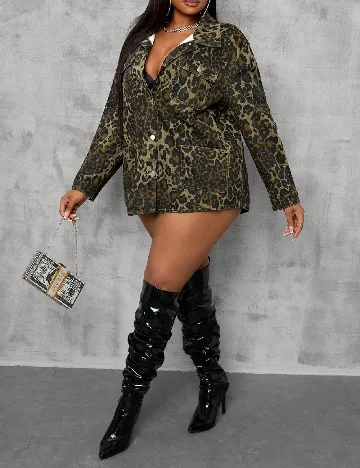 Jacheta SHEIN CURVE, animal print