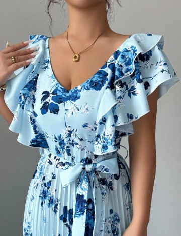 Rochie lunga SHEIN, bleu