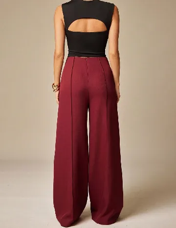 Pantaloni SHEIN, grena