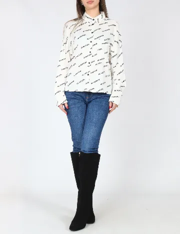 Camasa Bershka, alb