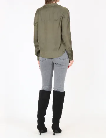 Camasa Bershka, verde