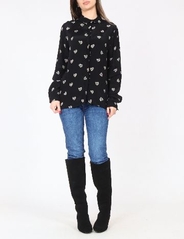 Camasa Bershka, negru