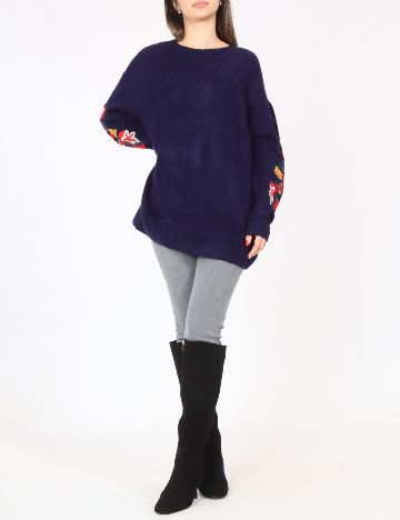 Bluza Oversize Zara, bleumarin