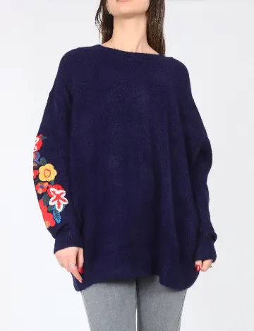 Bluza Oversize Zara, bleumarin
