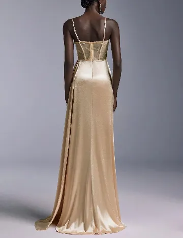 Rochie lunga SHEIN, auriu