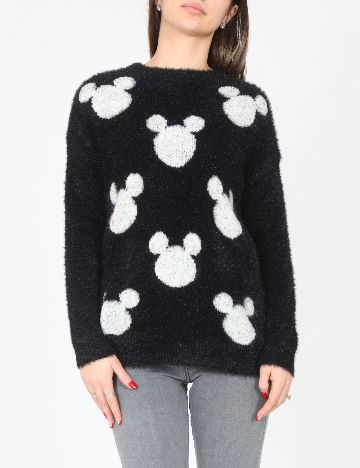 Pulover Bershka, negru