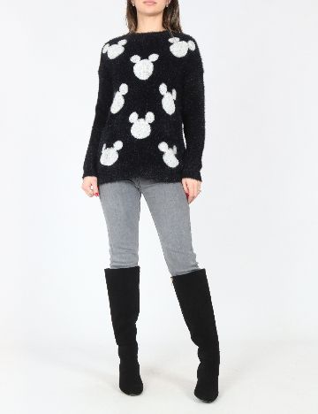 Pulover Bershka, negru