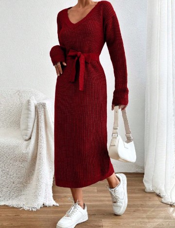 Rochie medie SHEIN, rosu