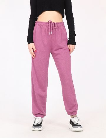 Pantaloni Bershka, mov