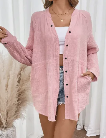 Camasa SHEIN, roz pal