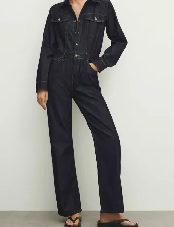 Salopeta Massimo Dutti, bleumarin inchis