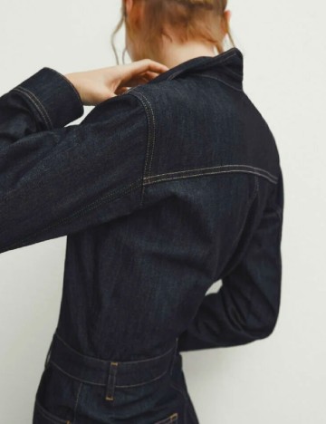 Salopeta Massimo Dutti, bleumarin inchis