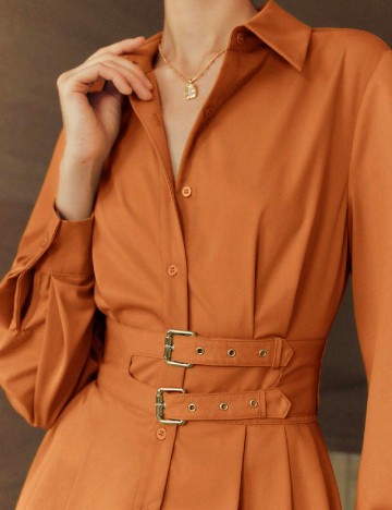 Camasa SHEIN, portocaliu