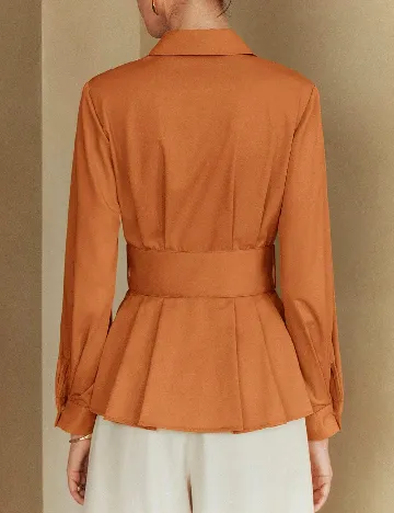 Camasa SHEIN, portocaliu