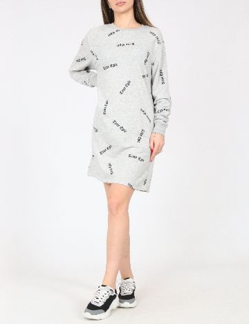 Rochie scurta Bershka, gri