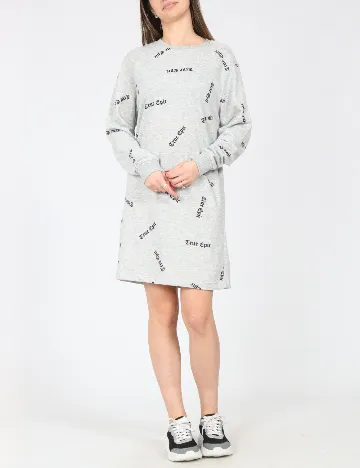 Rochie scurta Bershka, gri