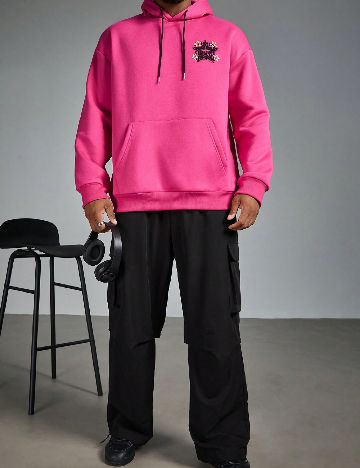 Hanorac SHEIN Plus Size Men, roz