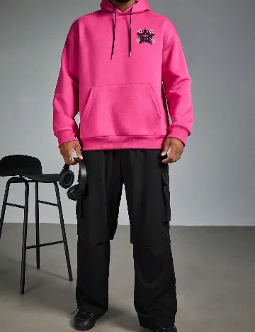 Hanorac SHEIN Plus Size Men, roz