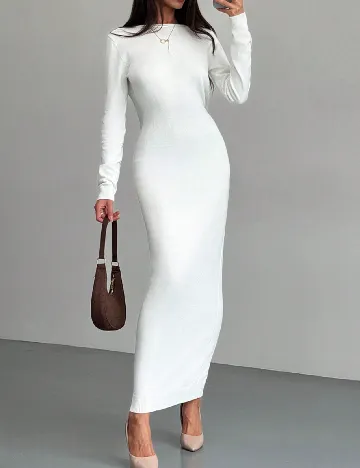 Rochie lunga SHEIN, alb