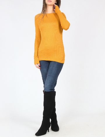 Bluza Pull&Bear, mustar