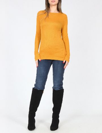 Bluza Pull&Bear, mustar