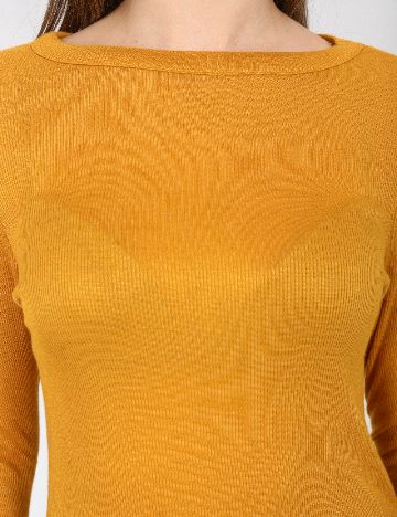 Bluza Pull&Bear, mustar