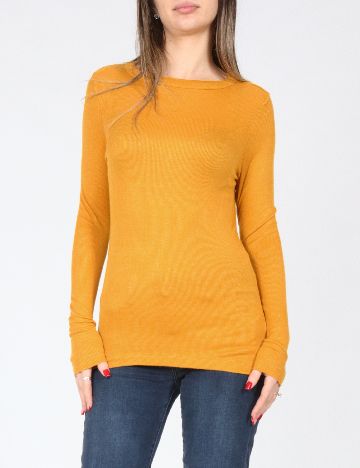 Bluza Pull&Bear, mustar