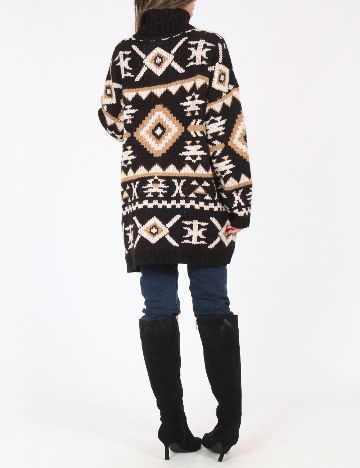 Pulover Oversize Zara, mix culori