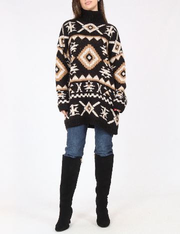 Pulover Oversize Zara, mix culori