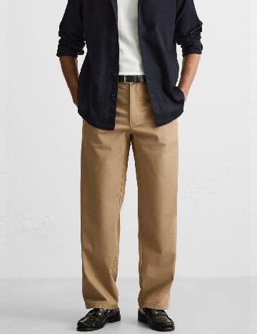 Pantaloni Zara, maro