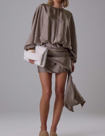 Rochie scurta Musera, gri