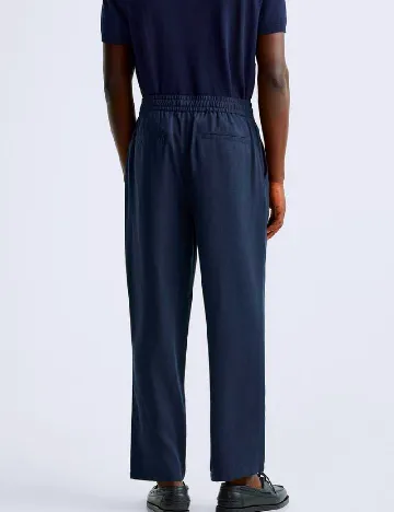 Pantaloni Zara, bleumarin