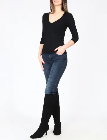 Bluza Bershka, negru