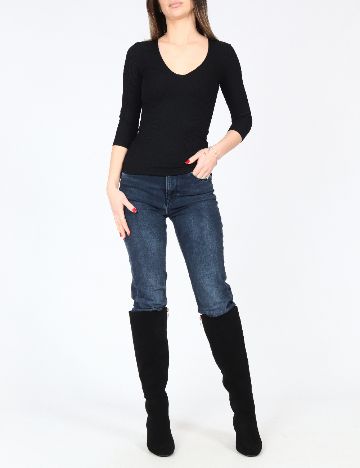 Bluza Bershka, negru