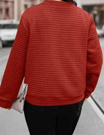 Jacheta SHEIN CURVE, caramiziu