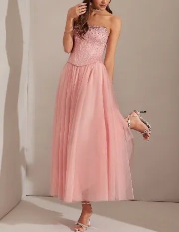 Rochie medie SHEIN, roz