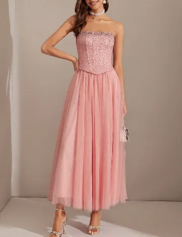 Rochie medie SHEIN, roz