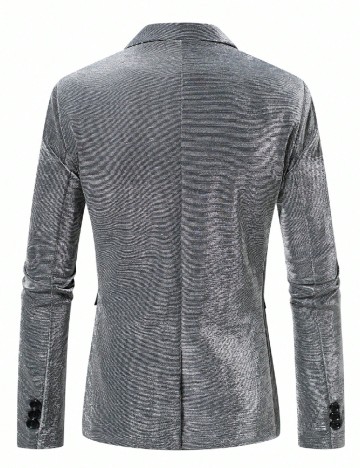 Sacou SHEIN, argintiu